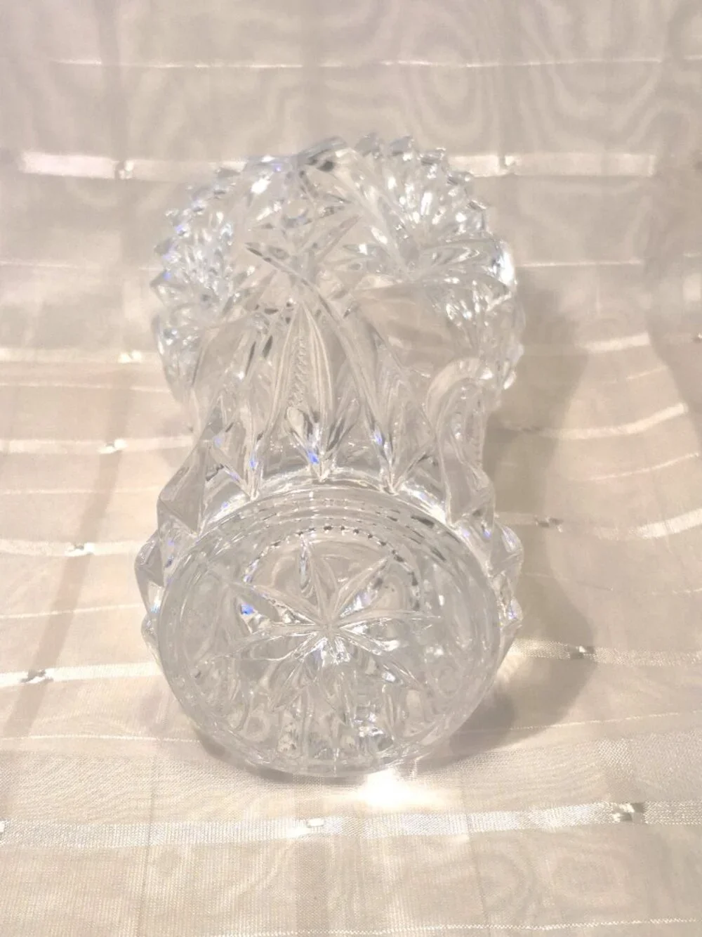 Vintage Clear Crystal d'Arques Vase | Montparnasse France | Table Centerpiece